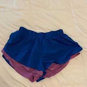 FP Movement by Free People Blue and Pink Athletic Shorts